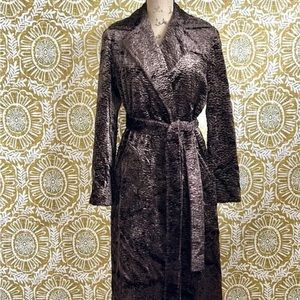 Lafayette 148 New York
Gorgeous Rare Persian Lamb Faux Fur Brown Belted Coat M